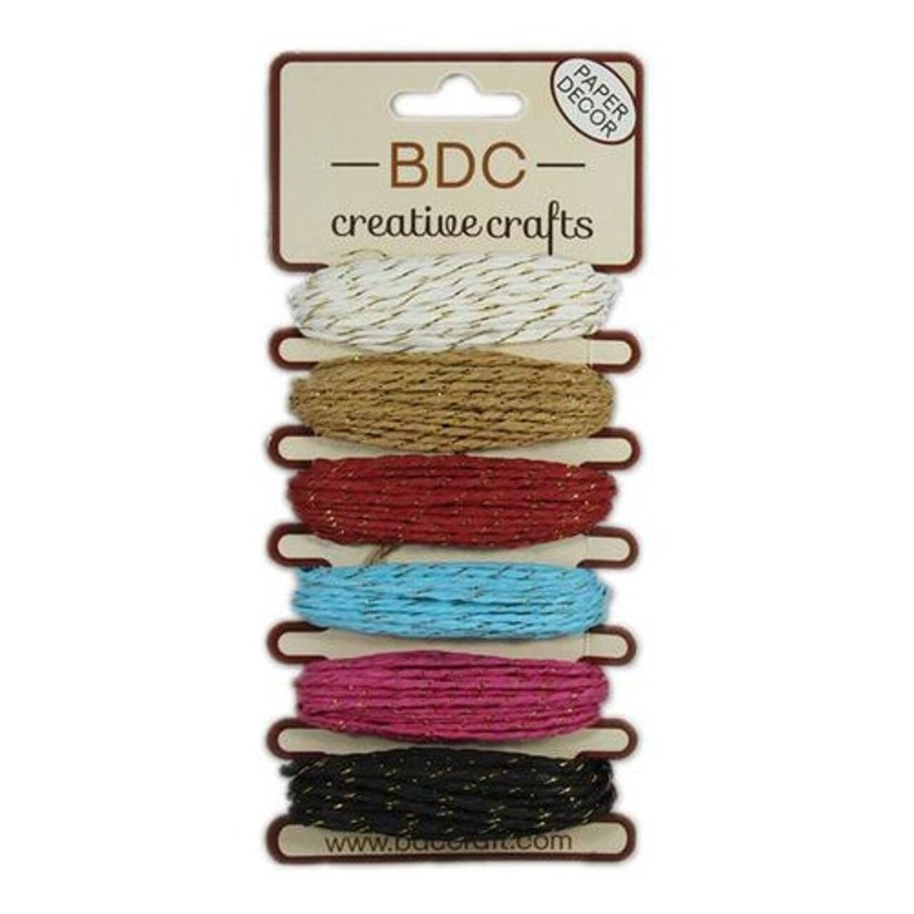 Hemptique Paper Twine Card Set Eco Friendly Sustainable Naturally Grown Jewelry Bracelet Making Paper Crafting Scrapbooking Bookbinding Mixed Media Crocheting Macrame Seasonal Holiday Gift Wrapping Outdoor Gardening